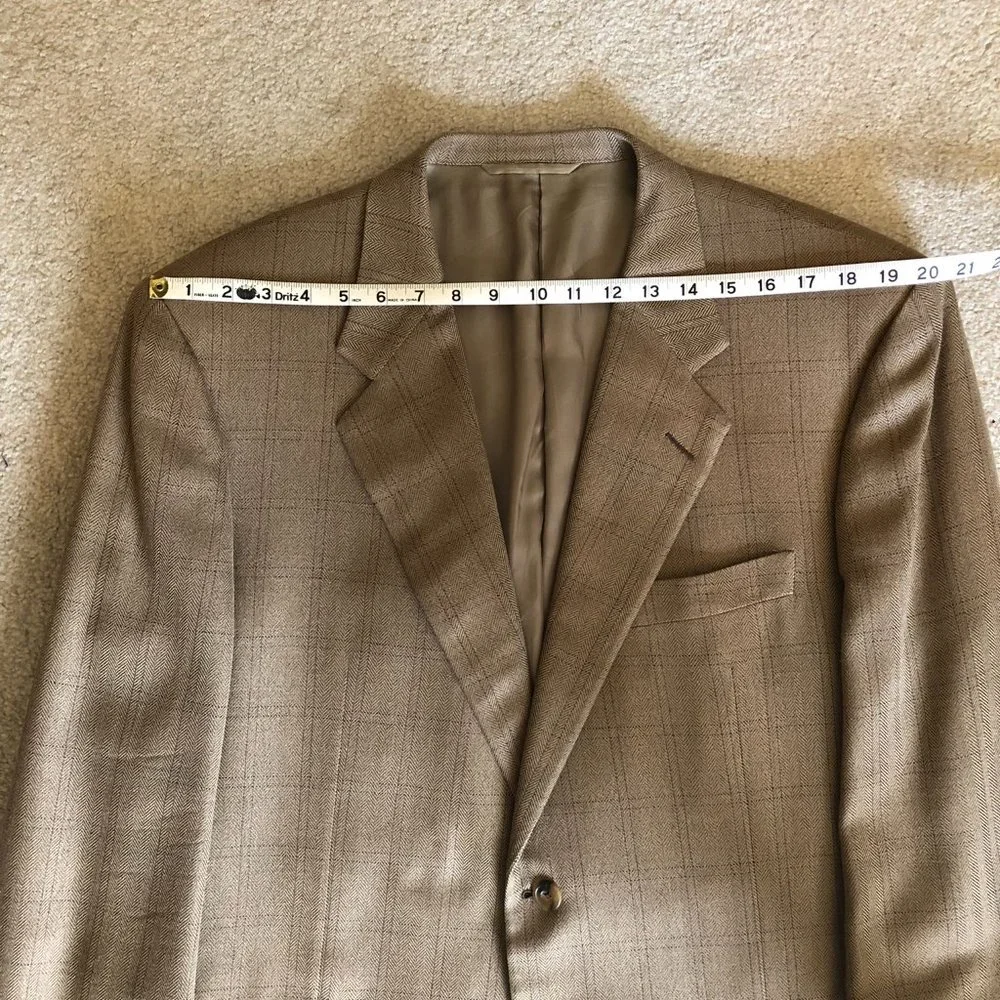 HICKEY FREEMAN Silk/Wool Sport Coat Size 44R - Picture 9 of 12